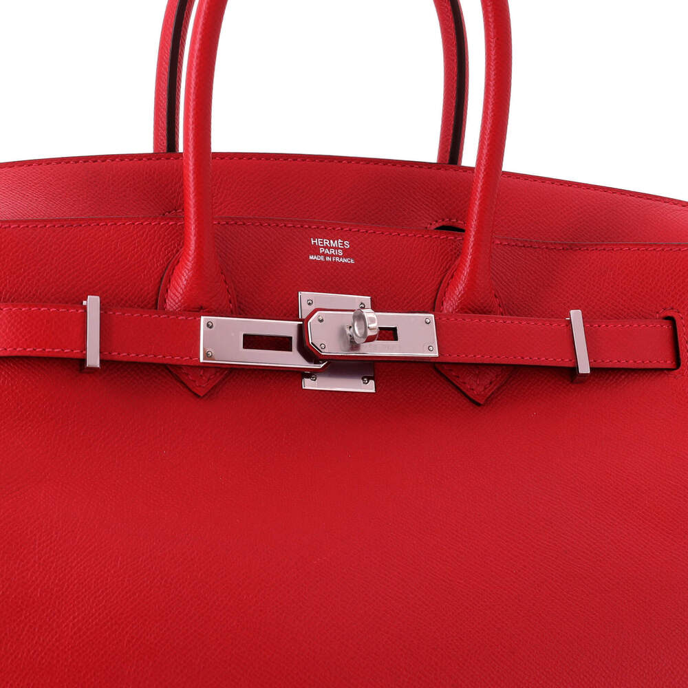 Hermes Birkin 30 Red Epsom with Palladium Hardware - Picture 6 of 8